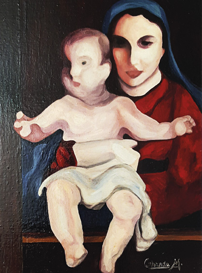 Marina Ghenda, Madonna con bambino